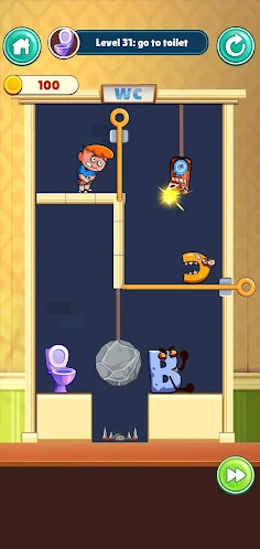 Toilet Pin : Alphabet Time - Screenshot 3