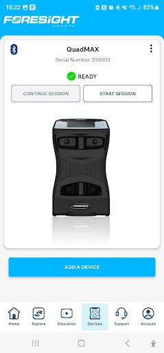 Screenshot of Foresight App