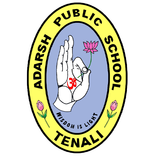 Adarsh EM School Tenali logo