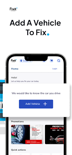 Android application Fixit45 screenshort