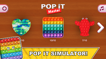 Pop it Master - antistress fidget toys calm games