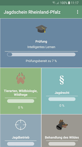 Android application Jagdschein Rheinland-Pfalz screenshort