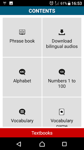 Screenshot of STEPS in 50 languages