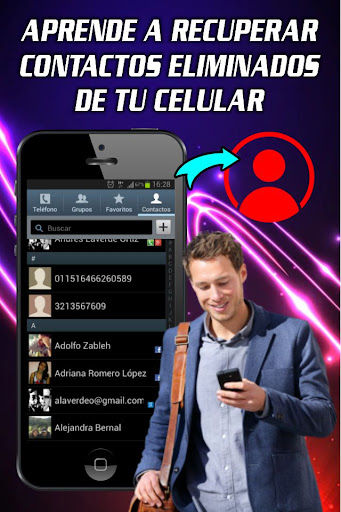 Android application Recuperar Mis Contactos Guide screenshort