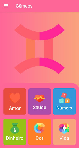Android application Seu Horóscopo - Gêmeos screenshort