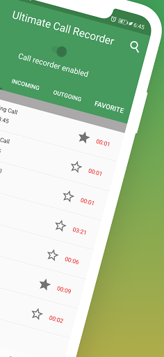 Call Recorder for Android™ ACR Screen 2