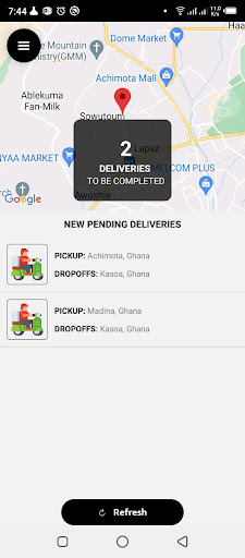 JEED Express Rider Screen 2