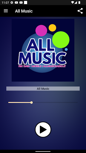 Android application All Music screenshort