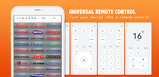 Android application Remote Control For All TV screenshort