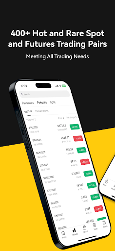 Screenshot of WEEX: Trade Bitcoin & Futures