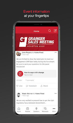 Grainger Events Screen 3
