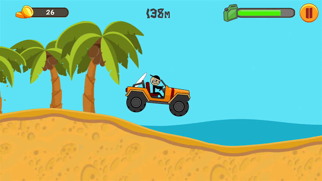 Stickman Surfer 1.0 APK + Mod (Unlimited money / Free purchase / Mod speed) for Android