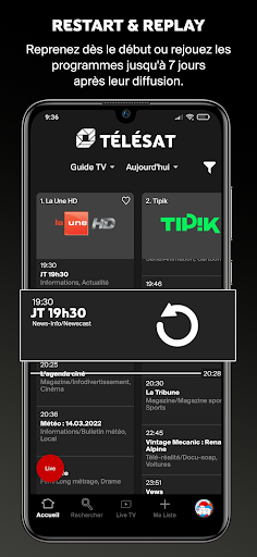 TÉLÉSAT Screen 2