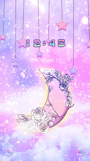 Pastel Sky Moon - Wallpaper Screen 2
