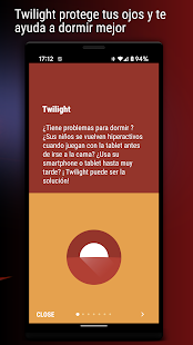 Twilight: Filtro de luz azul Screenshot