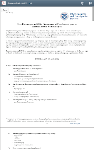 Languages US Citizenship Exam