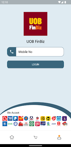 Android application UOB FinBiz screenshort