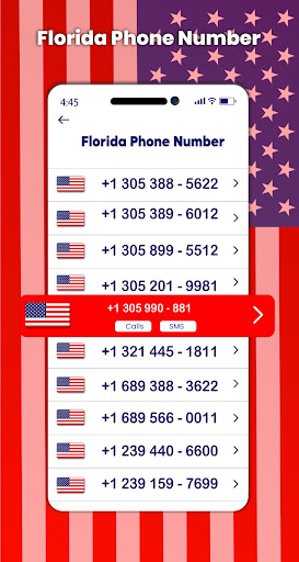 Screenshot of USA Phone Number - Receive SMS