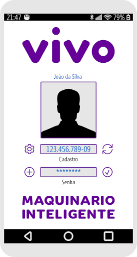 Android application Vivo Maquinário Inteligente screenshort