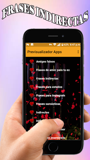Android application Indirect Phrases screenshort