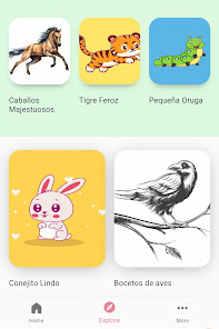 Captura de Pantalla 4 Aprende a Dibujar Animales android