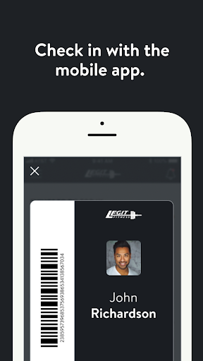 Screenshot of Legit Fit Mobile