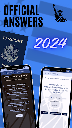 Android application Naturalizator US Citizenship screenshort