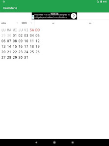 Captura 19 Calendario - Meses y semanas d android
