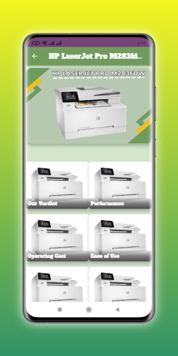 HP LaserJet Pro M283fdw Guide Screen 3