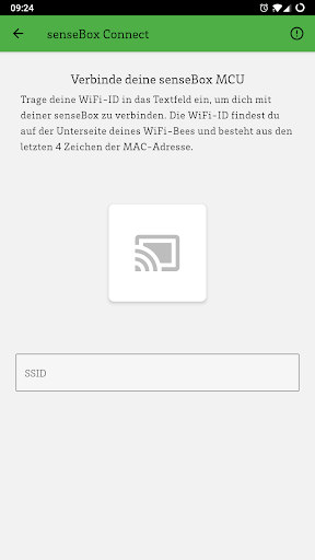 senseBox Connect Screen 3
