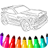 Monster Truck & Cars Coloring