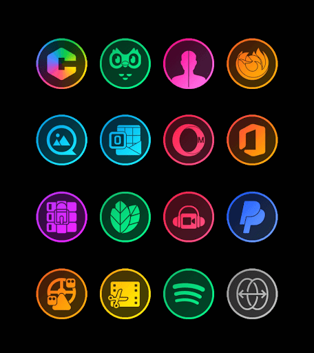 Screenshot of Circle Clear Icon Pack