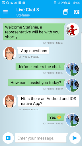Live Chat 3 / Cloud Chat 3 Screen 3