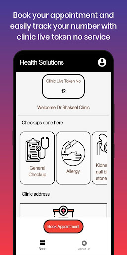 Android application Dr Shakeel Clinic screenshort