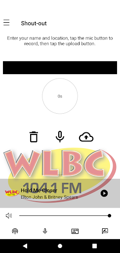 Android application 104.1 WLBC screenshort