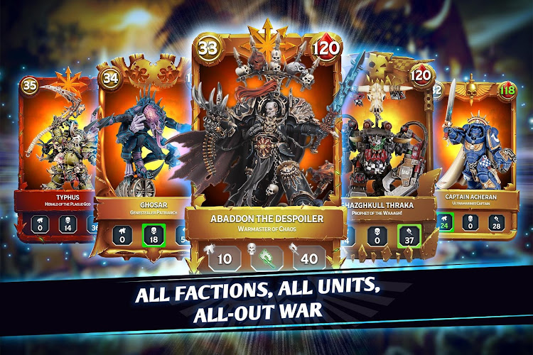 Warhammer Combat Cards - 40K - 37.20 - (Android)