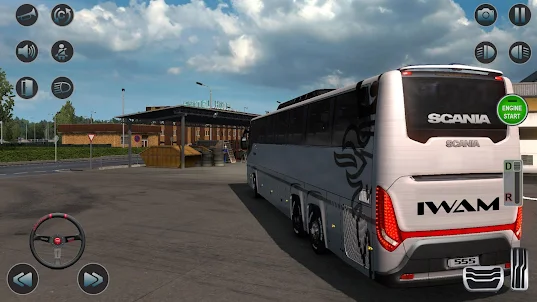 Modern City Coach Bus Sim 3D