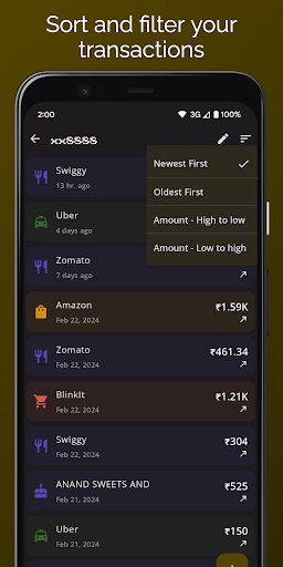 Vrid - Smart Expense Tracker Screen 3