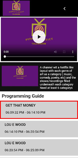 PEOPLES CHOICE Screen 3
