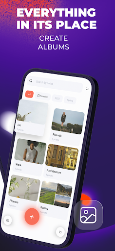 Photo Notes App & Safe Vault Screen 2