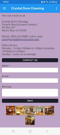 Crystal Dove Cleaning Screen 3