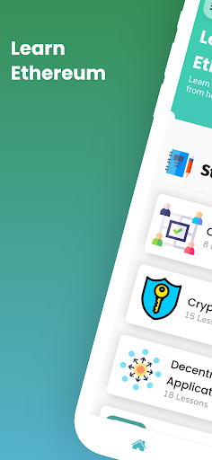 Android application Learn Ethereum screenshort