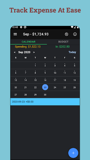 Android application Expense Guardian screenshort