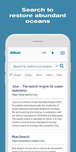.blue Search Screen 2