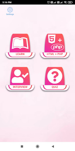 Android application PHP Code Play Pro screenshort