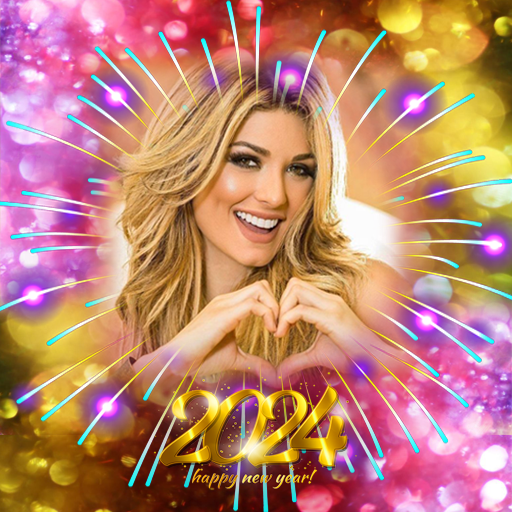 New Year Photo Frame 2024 logo