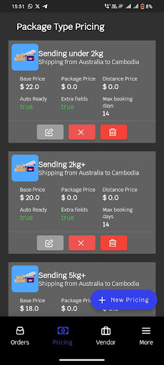 CamXpress Vendor Screen 2