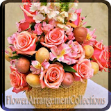flower arrangement collection icon