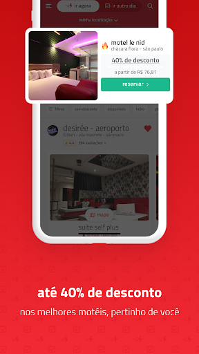 Android application guia de motéis go screenshort