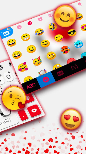 Hearts Love You Keyboard Theme Screen 3